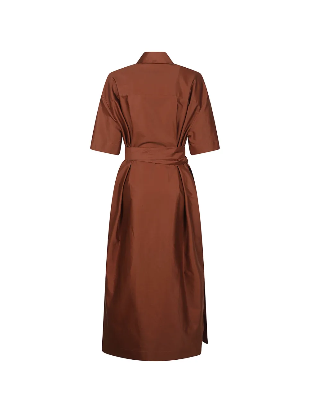SA SU PHI Blousejurk met ceintuur Bruin