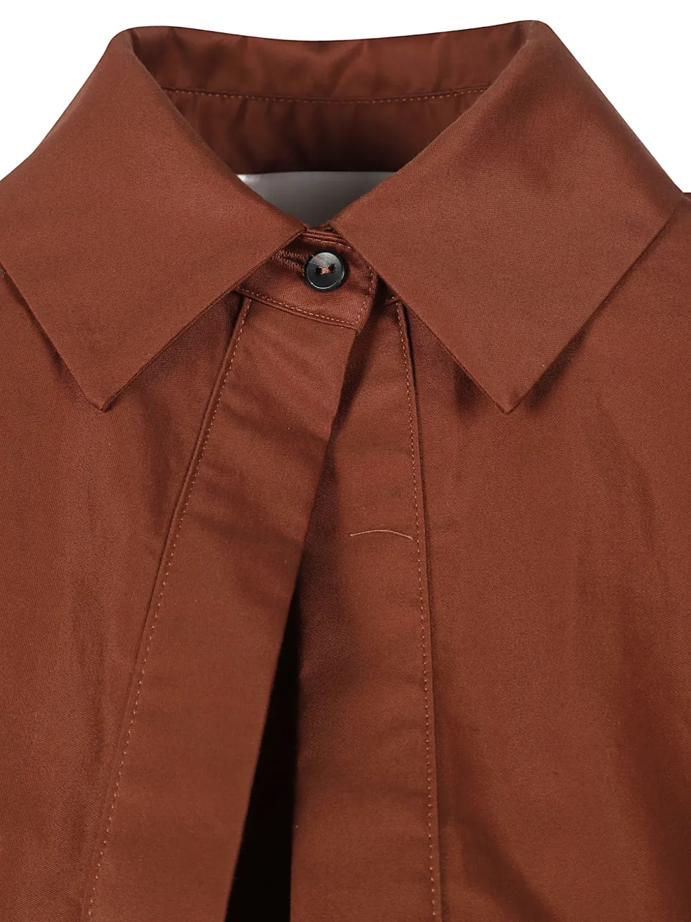 SA SU PHI Blousejurk met ceintuur Bruin