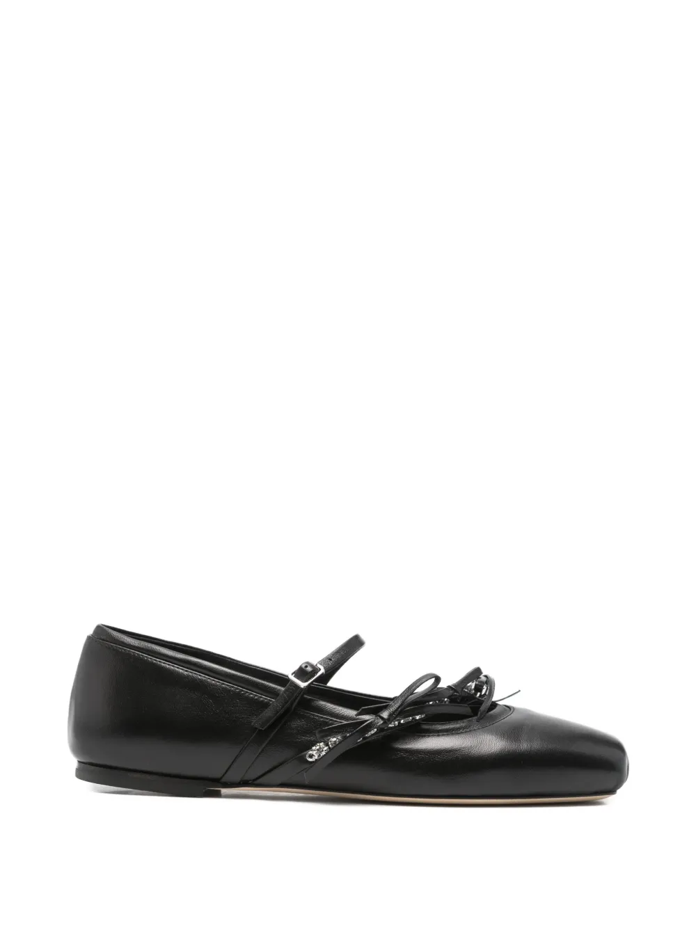 Jimmy Choo Loli embellished ballet flats - Schwarz