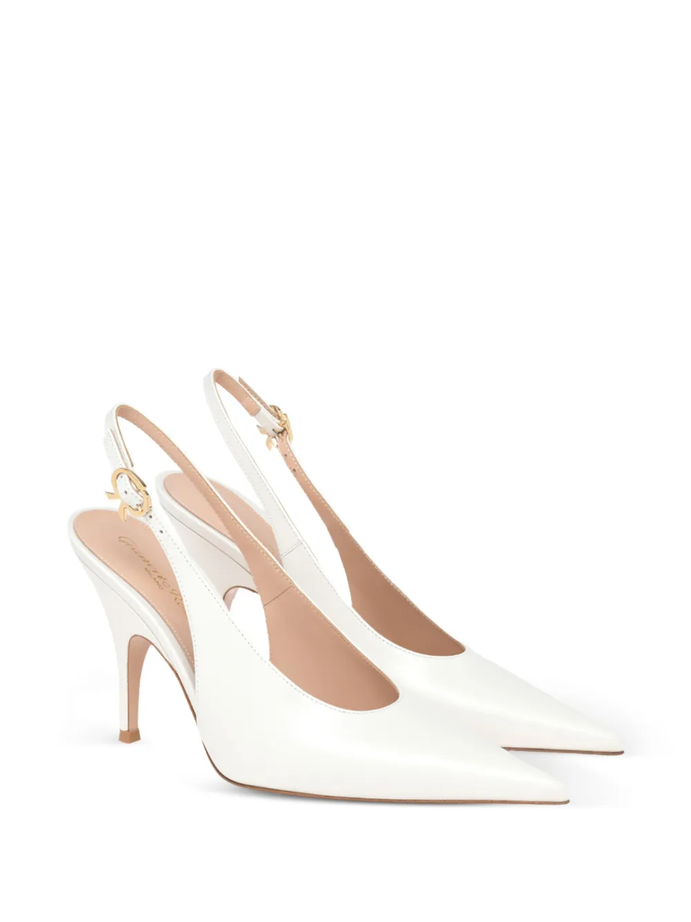 Gianvito Rossi Sofia slingback pumps Wit