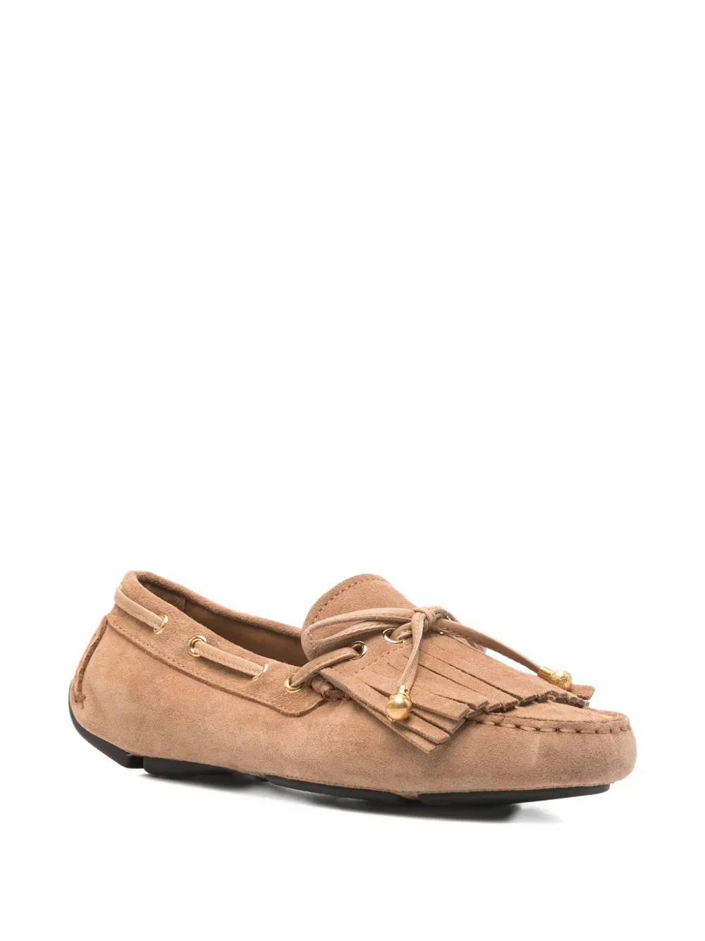 Jimmy Choo Manon F tassel-detail loafers Beige