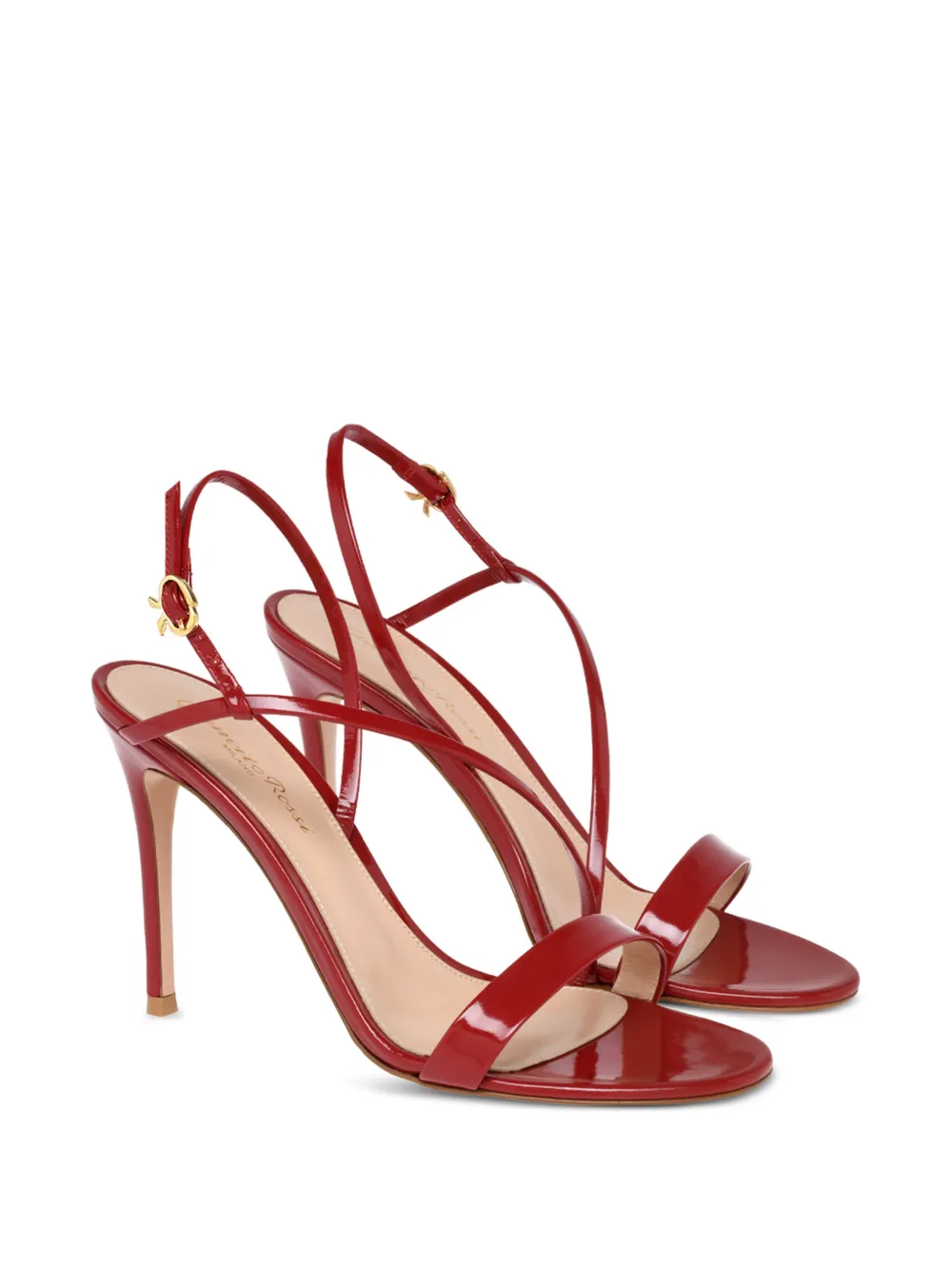 Gianvito Rossi Manhattan sandalen met enkelbandje Rood