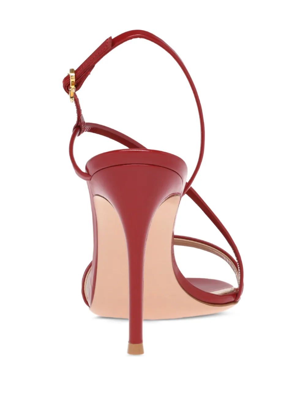 Gianvito Rossi Manhattan sandalen met enkelbandje Rood