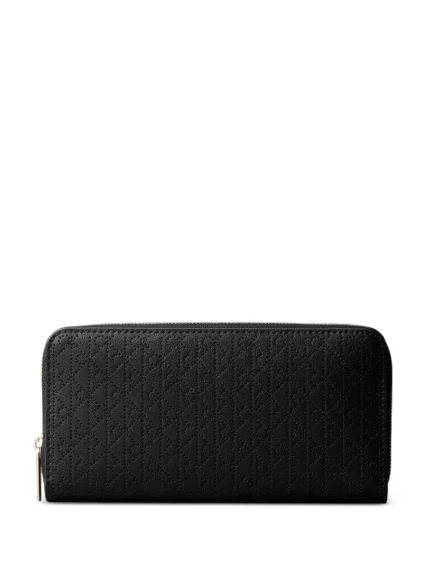 Calvin Klein perforated-monogram zip-around wallet