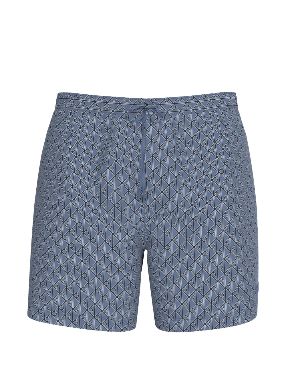 Calvin Klein geometric swim shorts - Blau