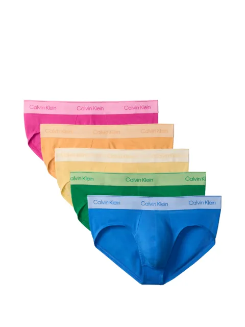 Calvin Klein logo-detail briefs (set of five)