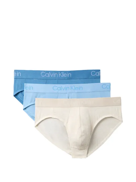 Calvin Klein Ultra Soft Modal logo-detail briefs (set of three)