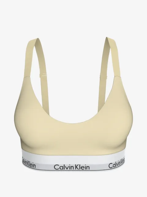 Calvin Klein Icon Cotton logo-band bra