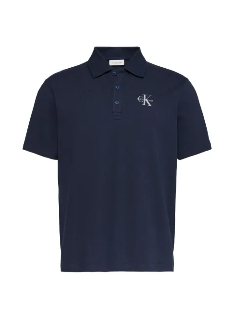 Calvin Klein polo à logo imprimé