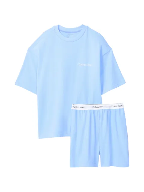 Calvin Klein logo-waistband pajamas