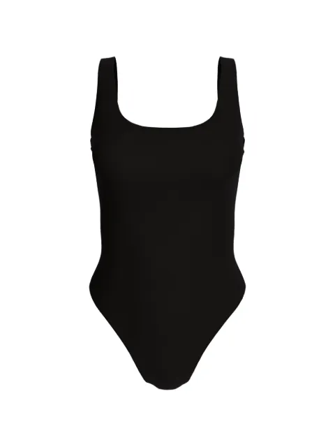 Calvin Klein traje de baño con cuello cuadrado