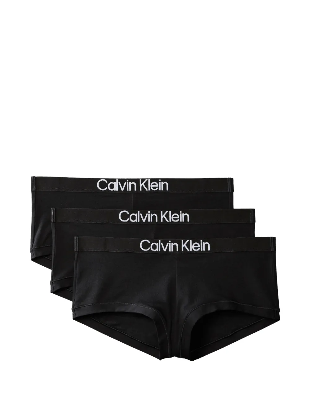 Calvin Klein Maximum Cotton logo-detail briefs (set of three) - Nero