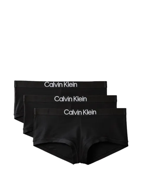 Calvin Klein Maximum Cotton logo-detail briefs (set of three)