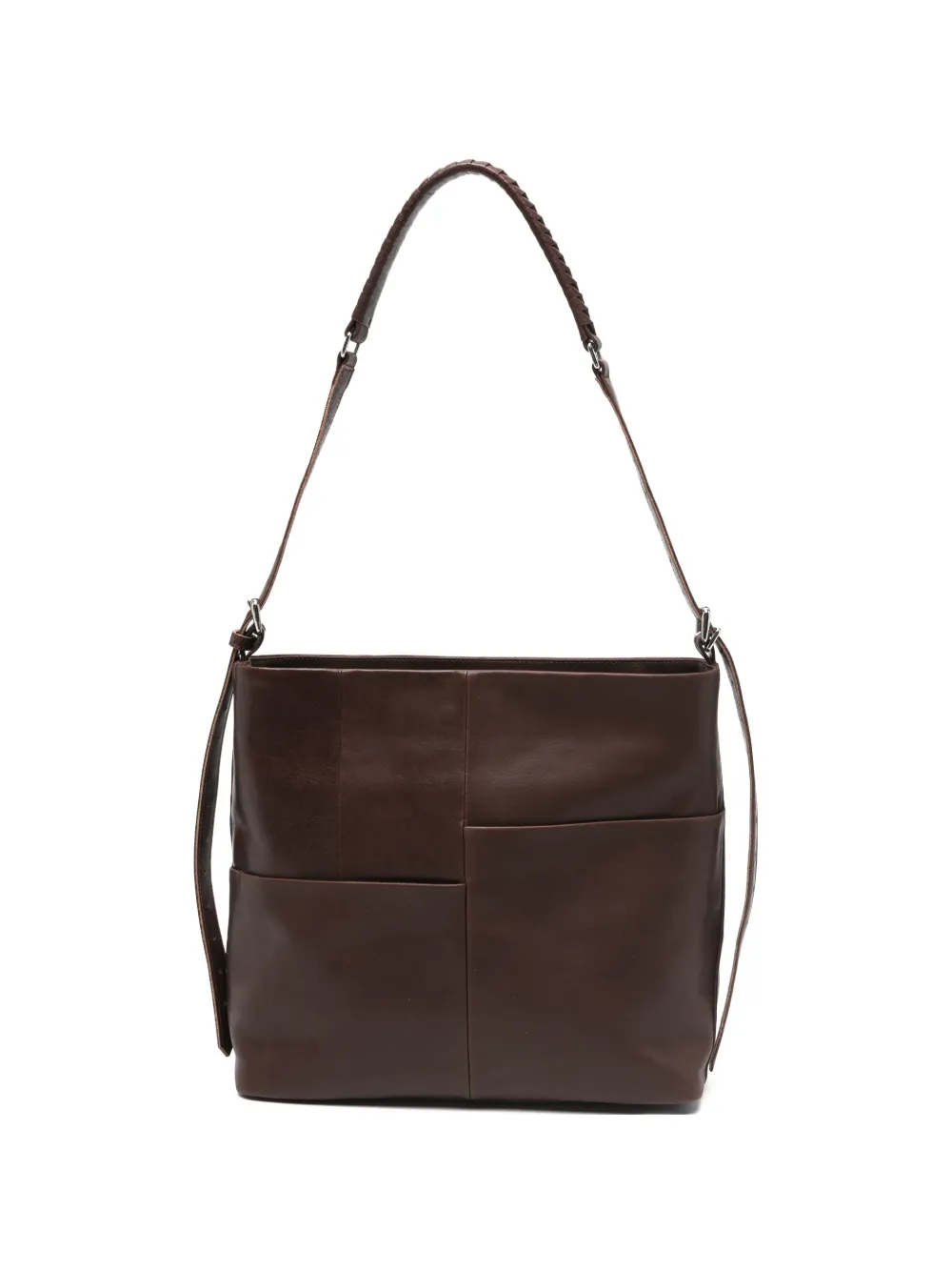 Cornelian Taurus By Daisuke Iwanaga patch-pocket tote bag - Marrone