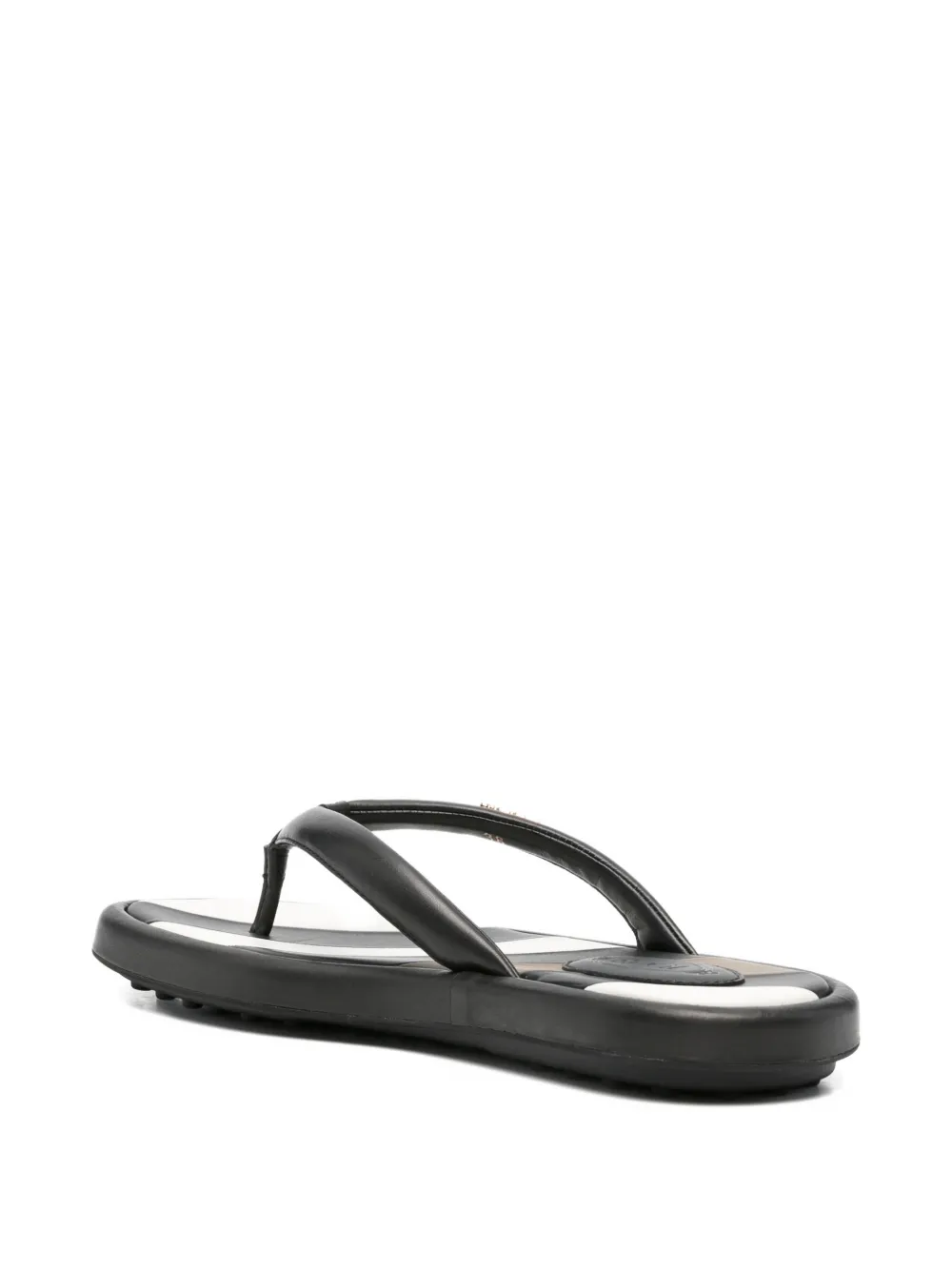 Tod's Sandalen met logo Zwart