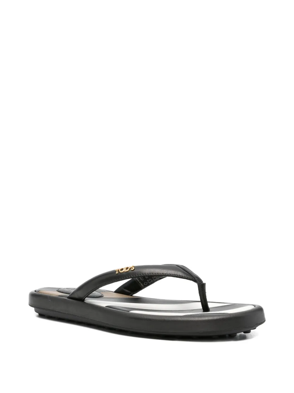 Tod's Sandalen met logo Zwart
