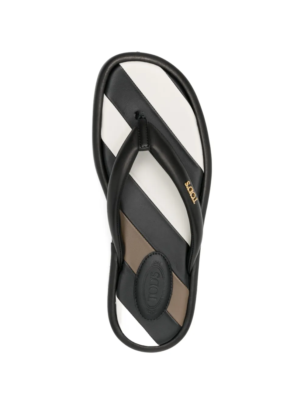 Tod's Sandalen met logo Zwart