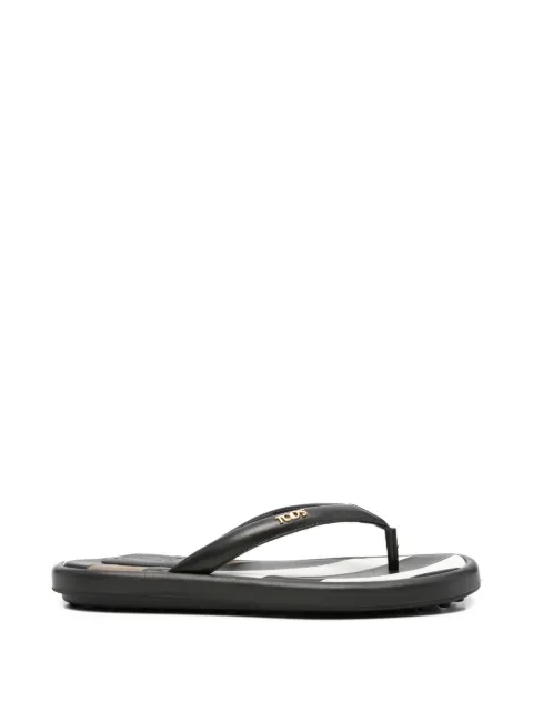 Tod's logo thong sandals