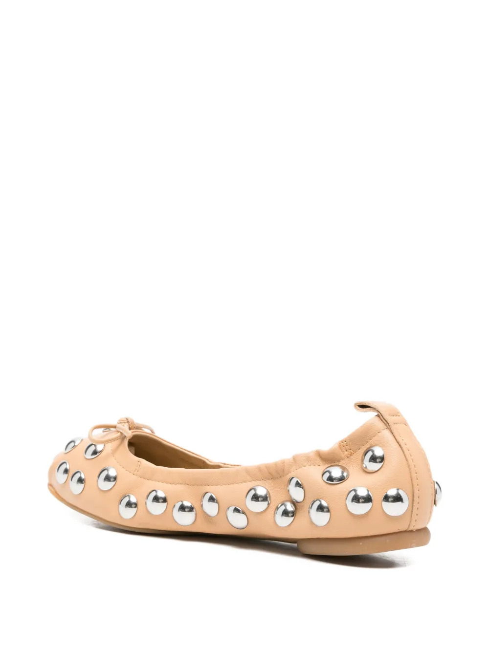 Hogan Ballerina's met studs Beige