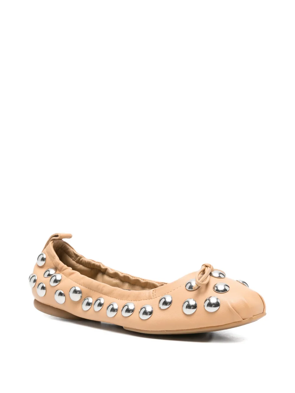 Hogan Ballerina's met studs Beige