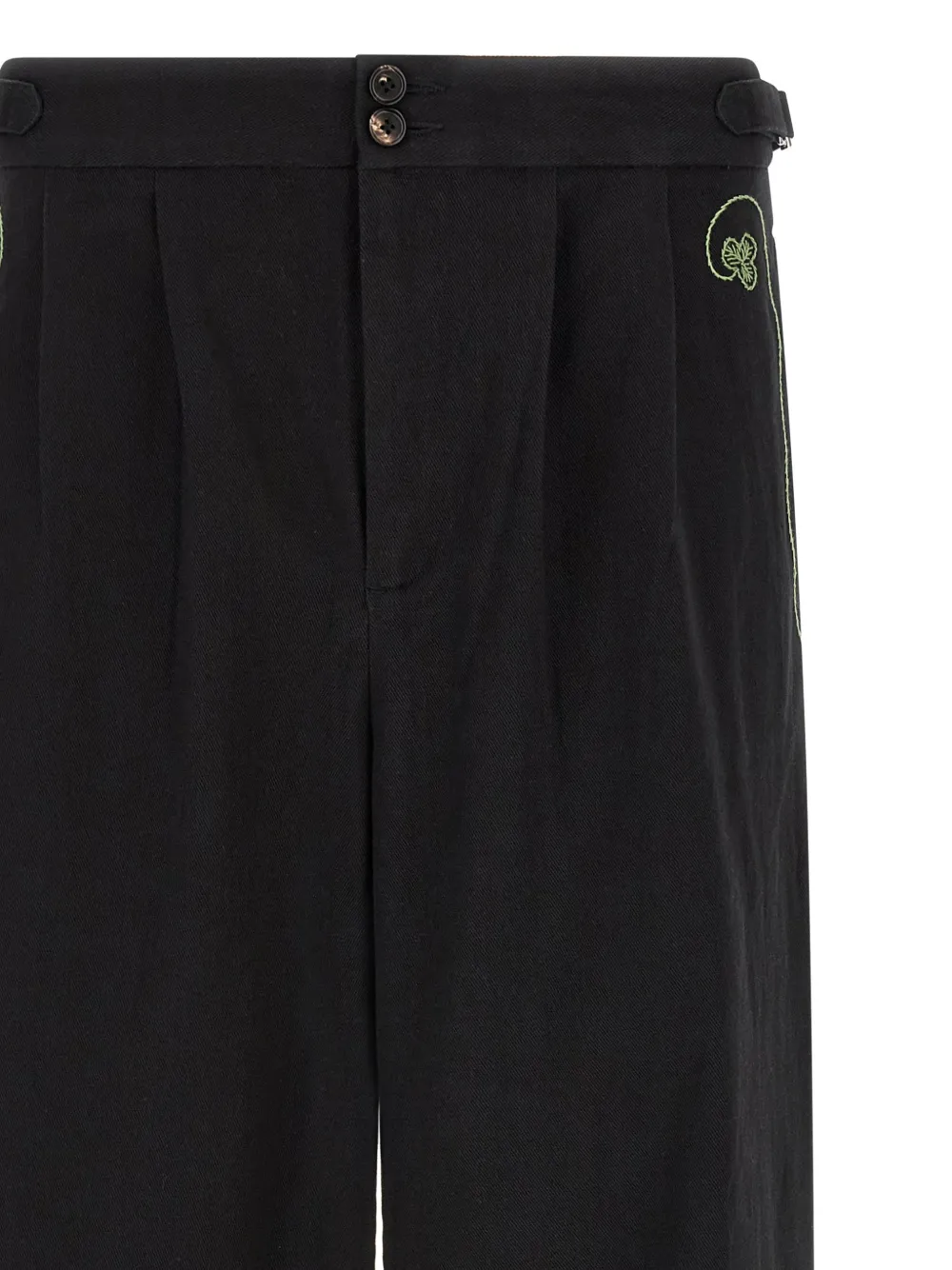 BODE Broek met knoopsluiting Zwart