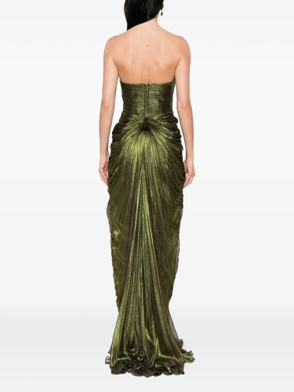 Iris Serban Leave maxi-jurk Groen