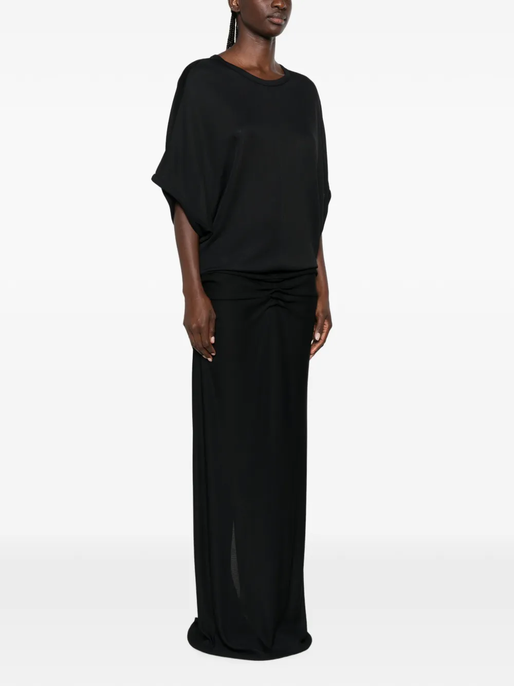 The Row Delyra maxi-dress Zwart