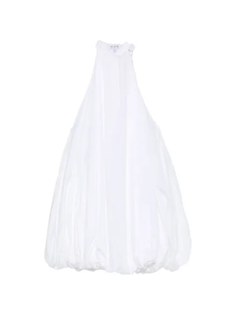 Alaïa pleated bubble-hem mini dress