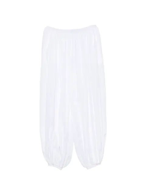 Alaïa elasticed-waistband trousers