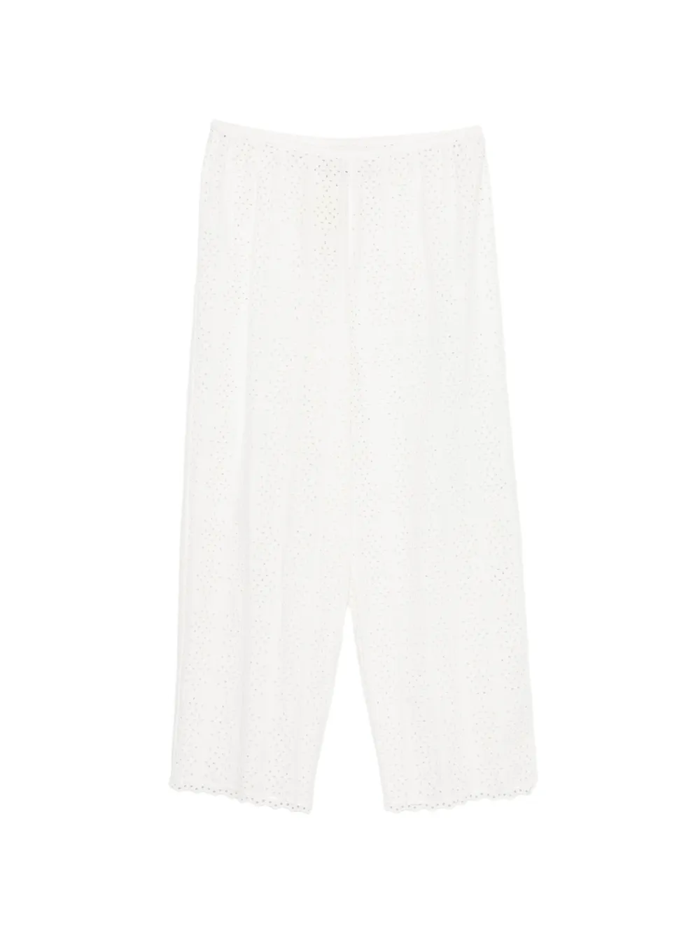 Posse Harriet eyelet-embroidered trousers
