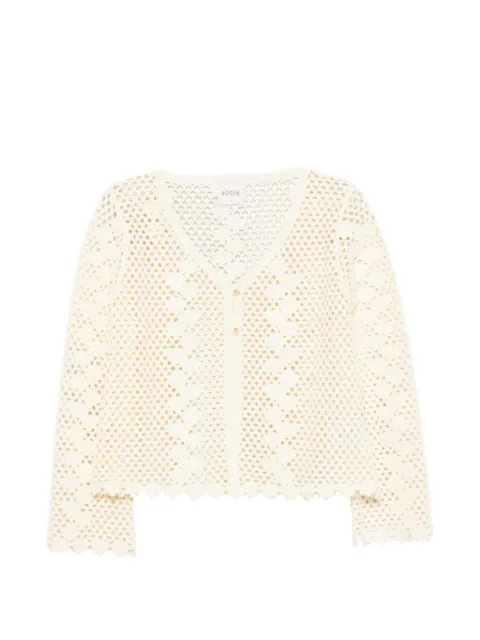 Posse Saskia crochet-knit cardigan
