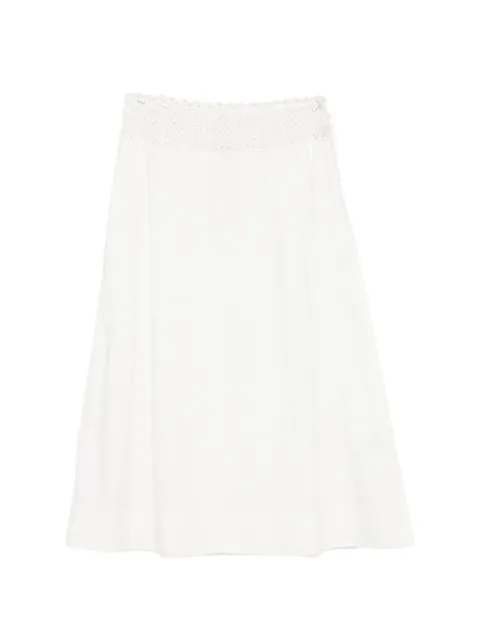 Posse Harriet eyelet-embroidered long skirt