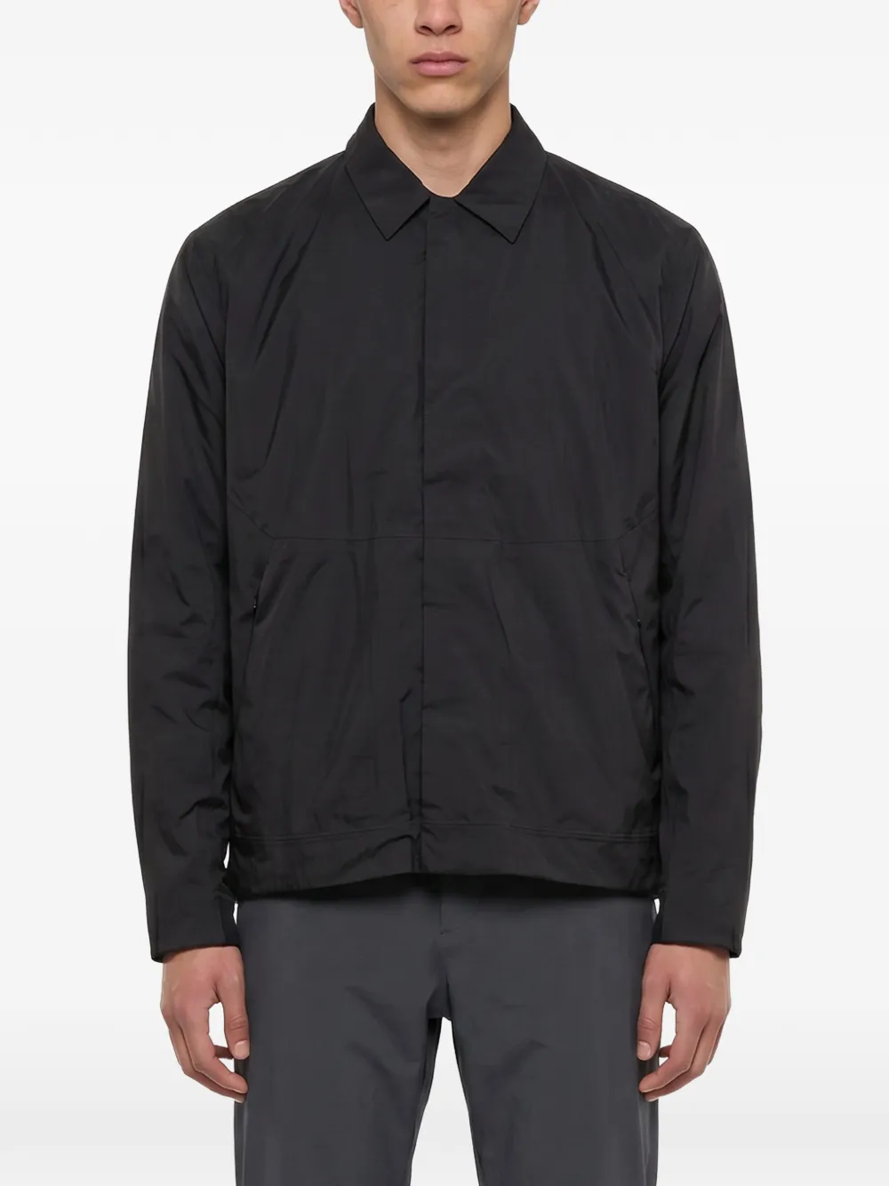 Veilance zip-up overshirt - Grau