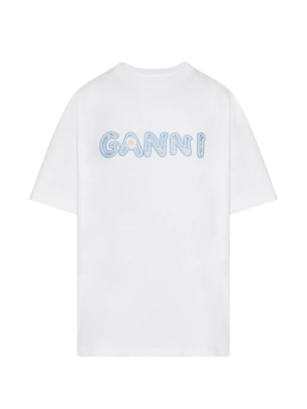 GANNI logo T-shirt - Bianco