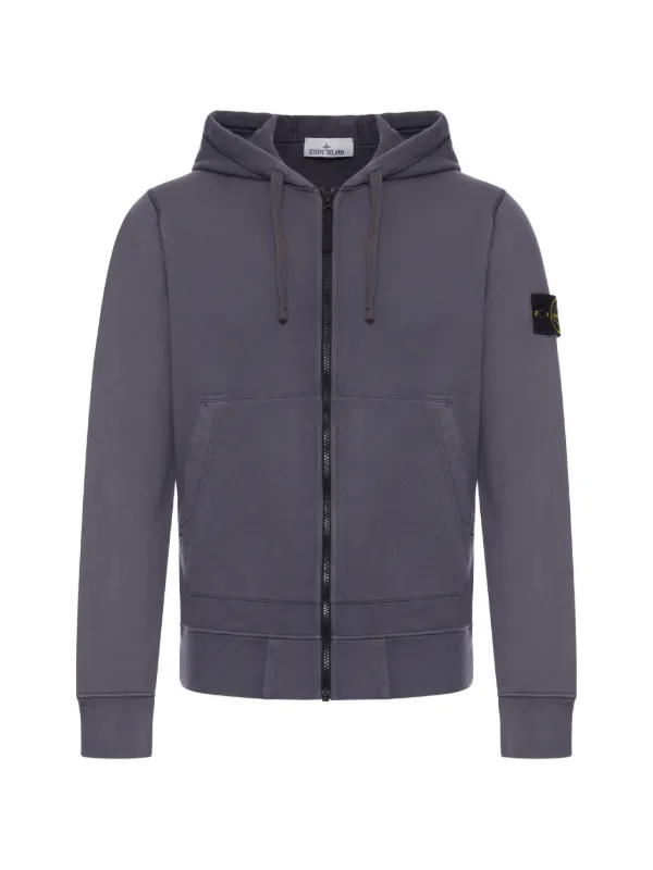 Stone Island ジップアップ パーカー | グレー | FARFETCH JP