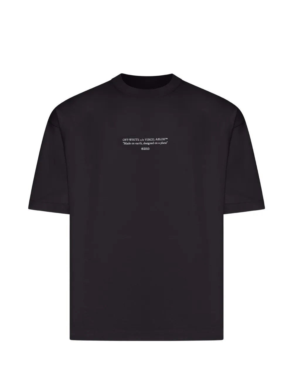 Off-White slogan-print T-shirt - Nero