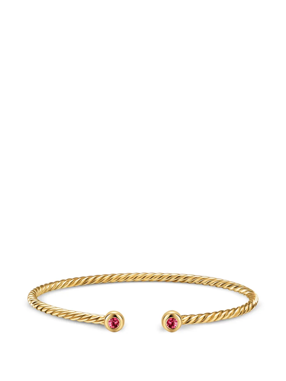  David Yurman Micro Cablespira® Flex Round Bracelet - Gold 