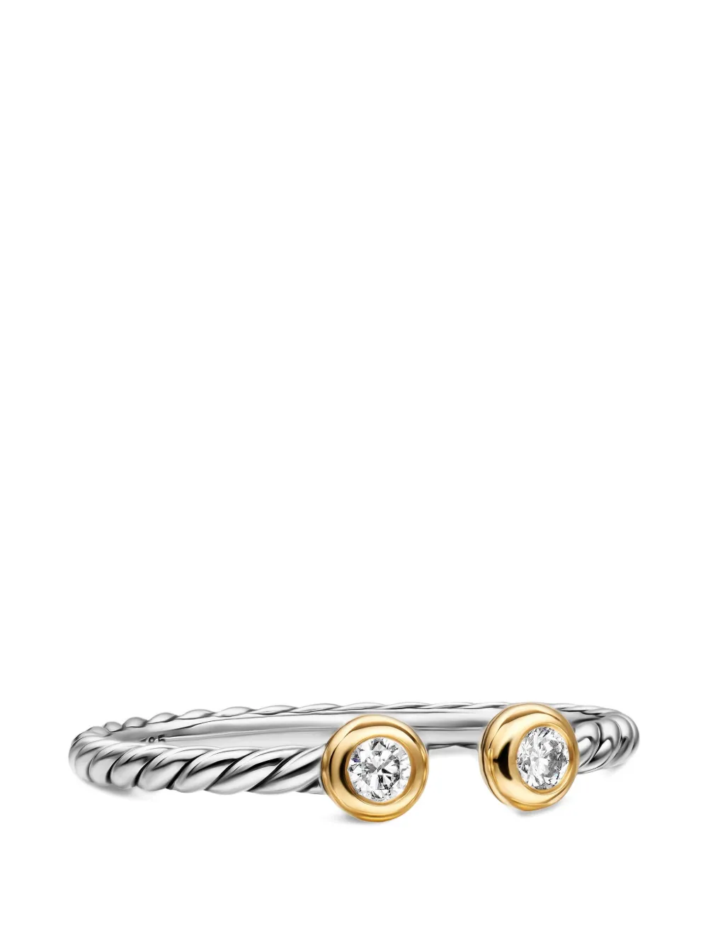  David Yurman Cable Open Round Ring - Silver 