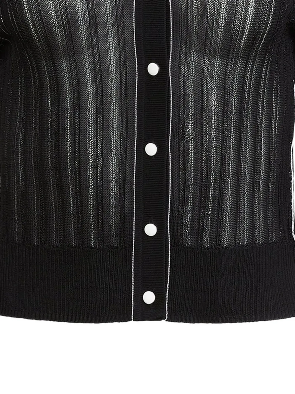 Toccin Crosby cropped vest Zwart