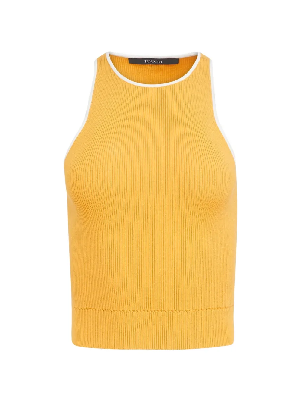 Toccin Avery ribbed-trim tank top - Giallo