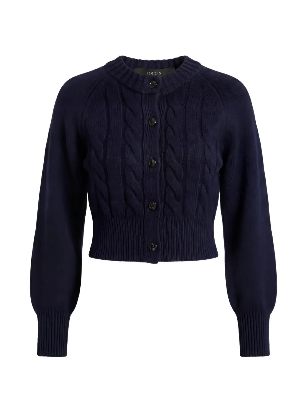 Toccin Rita cable-knit cardigan - Blu
