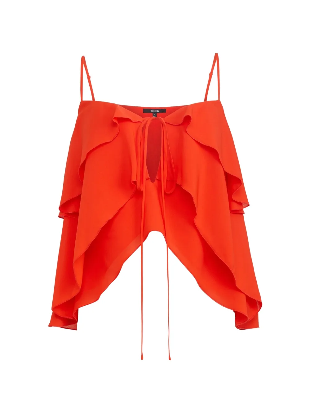 Toccin Danica tiered blouse - Rosso