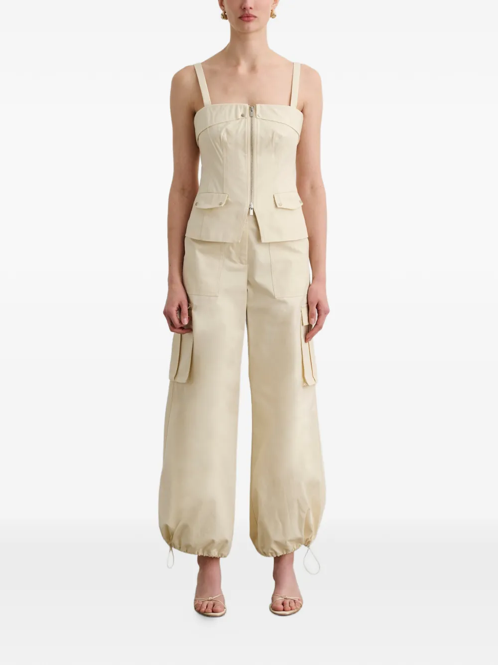 Toccin Cargo broek Beige
