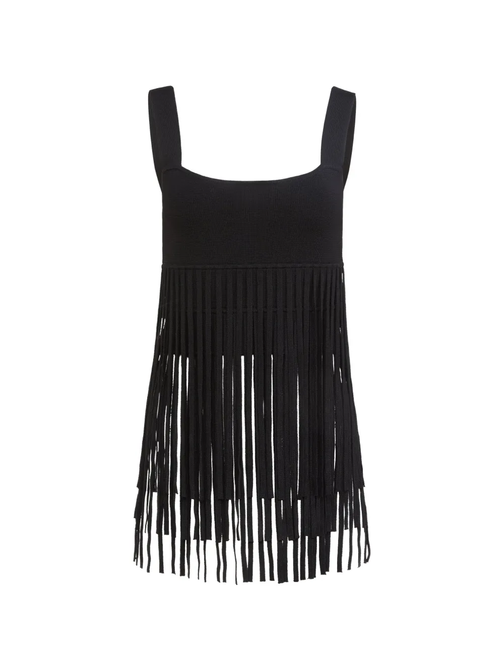 Toccin Amaris fringed tank top - Nero