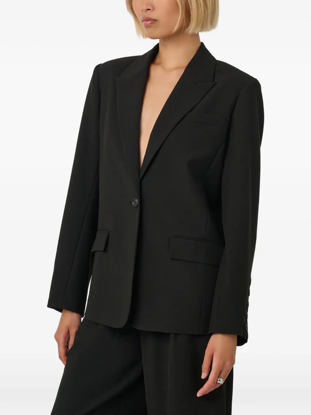  Toccin Willa Boyfriend Blazer - Black 
