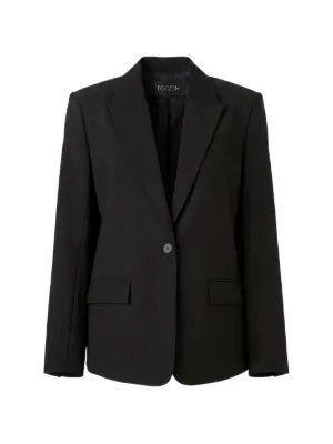 Polo Ralph Lauren logo-appliqué Cotton Blazer | Black | FARFETCH