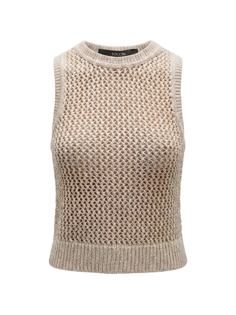 Toccin Winnie sleeveless knitted tank top - Nude