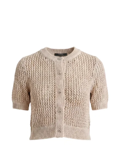 Toccin Janice short-sleeve button cardigan
