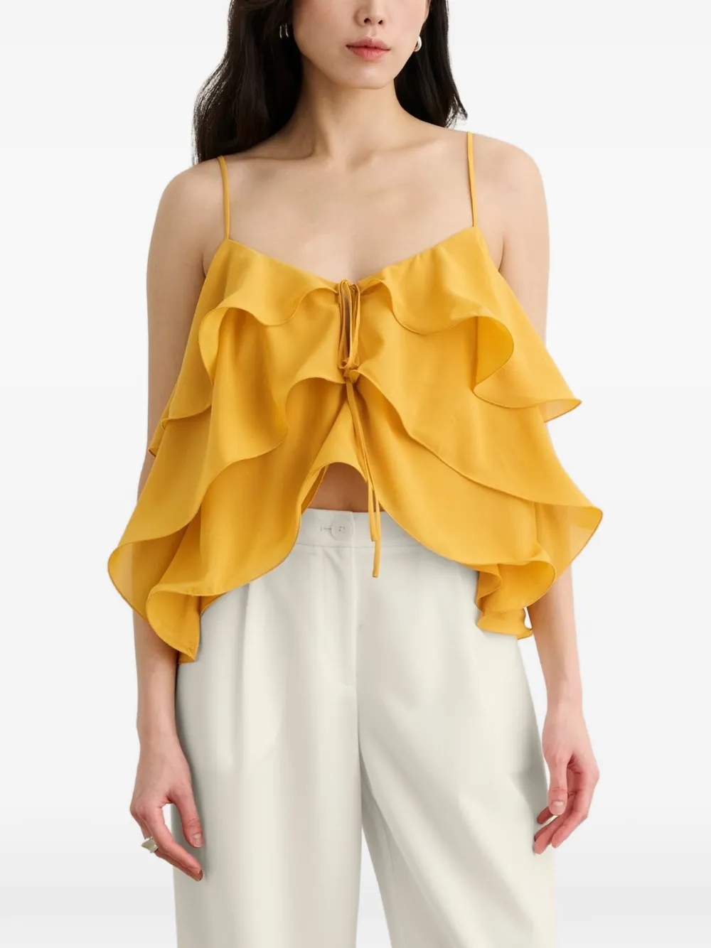  Toccin Danica Tiered Top - Yellow 