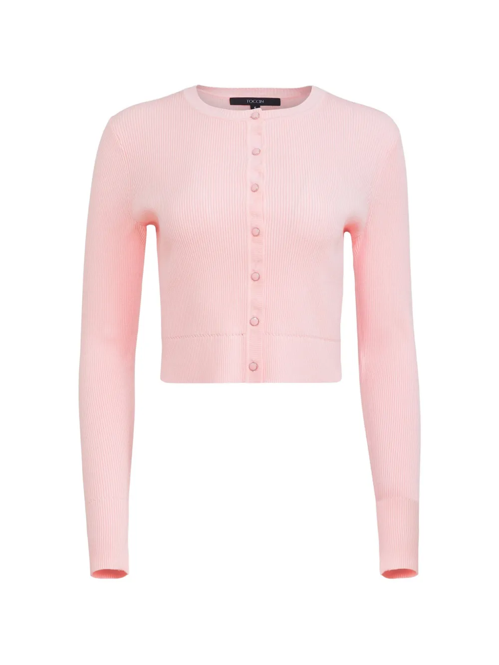 Toccin Zoe slim-fit cropped cardigan - Rosa